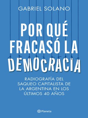 cover image of Por qué fracasó la democracia